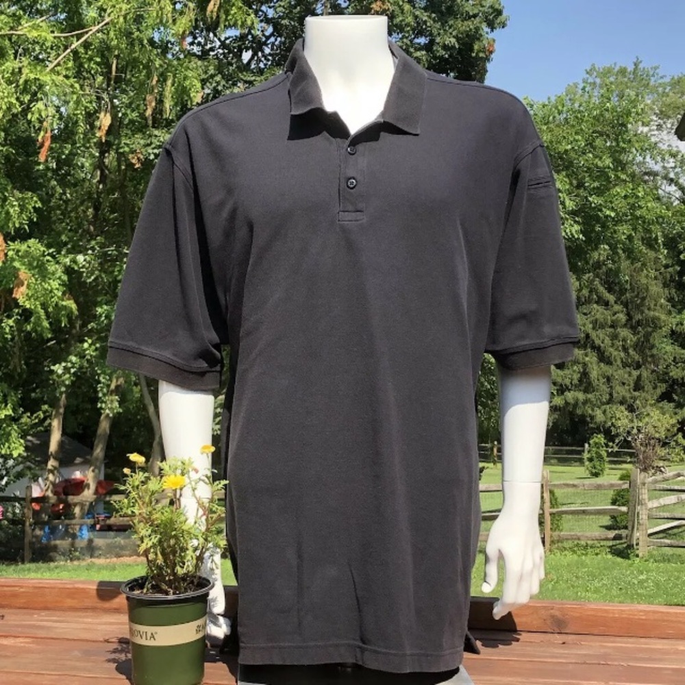 5.11 Tactical Series Polo Shirt 2XL Black Short Sleeve